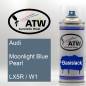 Preview: Audi, Moonlight Blue Pearl, LX5R / W1: 400ml Sprühdose, von ATW Autoteile West.